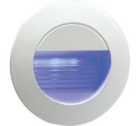Netlighting IP54 Recessed Round IndoorOutdoor LED GuideStairWall Light Blue LED 230V in White Netlighting White