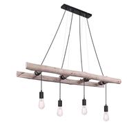 Netlighting Irmgard Bar Pendant Ceiling Light Natural Color 4x E27 Netlighting Natural