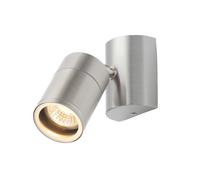 Netlighting Islay Outdoor Spotlight Satin Steel IP44 in Grey Netlighting Grey