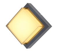 Netlighting Jalla Outdoor Modern Wall Lamp Anthracite IP54 LED 3000K in Grey Netlighting Grey
