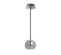 Netlighting James Modern 1 Light Dome Pendant Ceiling Light GU10 in Grey Netlighting Grey