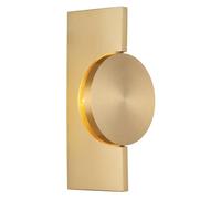Netlighting Jasper 20cm Wall Lamp Matt Brass LED 3000K in Gold Netlighting Gold