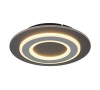 Netlighting Jayden 32cm Semi Flush Ceiling Light Anthracite LED 3000K in Grey Netlighting Grey