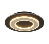 Netlighting Jayden 32cm Semi Flush Ceiling Light Matt Black LED 3000K Netlighting Black