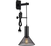 Netlighting Jedd 21cm Wall Lamp Matt Black 1x E27 Netlighting Black