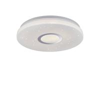 Netlighting Jonas Flush Ceiling Light White 1x 17.2W LED 30005000K Dimmable Netlighting White