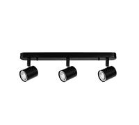 Netlighting Keeper Triplex Triple Adjustable Spotlight Bar GU10 Black Netlighting Black