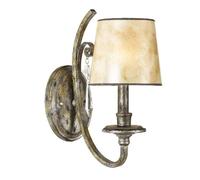 Netlighting Kendra 1 Light Indoor Wall Light MottSilver E14 in Silver Netlighting Silver