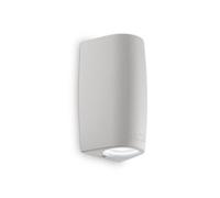 Fumagalli Keope 2 Light Outdoor Up & Down Wall Light In Grey Finish