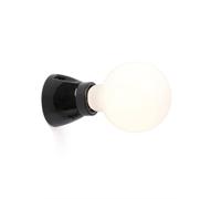 Netlighting Kera Globe Wall Lamp Black 1 Light E27 Netlighting Black