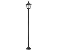 Netlighting Kerry 1 Light Outdoor Coastal Lamp Post Black IP44 E27 Netlighting Black