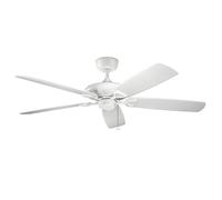 Netlighting Kevlar 152cm Pull Chain 5 Blade Ceiling Fan Matte White Netlighting White