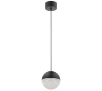 Netlighting Kichler Moonlit Integrated LED Spherical Pendant Ceiling Light Matte Black 3000K Netlighting Black