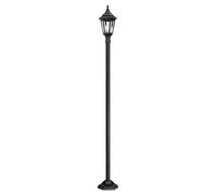 Netlighting Kinsale 1 Light Outdoor Coastal Lamp Post Black IP43 E27 Netlighting Black
