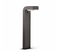 Netlighting Klamp Outdoor Bollard Light White Dark Grey IP44 E27 Netlighting Grey