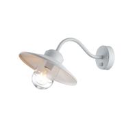 Netlighting Klampenborg Outdoor Dome Wall Lamp White IP44 Netlighting White
