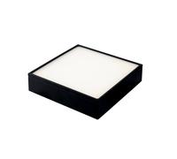Netlighting Klio Integrated LED Square Surface Mounted Ceiling Light Black 4000K Netlighting Black