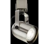 Knightsbridge 230V GU10 Track Spotlight Brushed Chrome TRKSP9ABC Netlighting Grey One Size