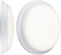 Netlighting Knightsbridge 230V IP54 22W LED Bulkhead with Sensor 4000K BL20ALEDS in White Netlighting White