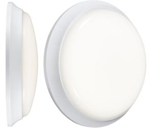 Netlighting Knightsbridge 230V IP54 22W LED Bulkhead with Sensor 4000K BL20ALEDS in White Netlighting White