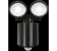 Netlighting Knightsbridge 230V IP55 Twin Spot LED Security Light Black FL16ABK Netlighting Black