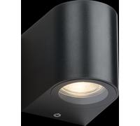 Netlighting Knightsbridge ALANA 230V IP65 GU10 Polycarbonate Single Wall light Black ALC1BK Netlighting Black