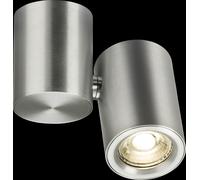 Netlighting Knightsbridge Dee Single Surface Adjustable Round Spotlight Brushed Chrome DEA1TRBC in Grey Netlighting Grey