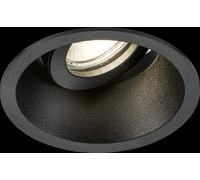 Netlighting Knightsbridge Dipa Single Tilt Round AntiGlare Downlight Black DIB1TRB Netlighting Black