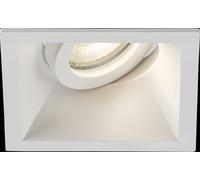 Netlighting Knightsbridge Dipa Single Tilt Square AntiGlare Downlight White DIB1TSW Netlighting White