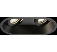 Netlighting Knightsbridge Dipa Twin Tilt Round AntiGlare Downlight Black DIC2TRB Netlighting Black