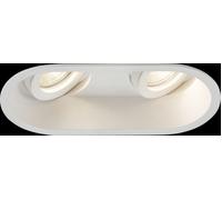 Netlighting Knightsbridge Dipa Twin Tilt Round AntiGlare Downlight White DIC2TRW Netlighting White