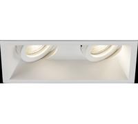 Netlighting Knightsbridge Dipa Twin Tilt Square AntiGlare Downlight White DIC2TSW Netlighting White