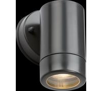Netlighting Knightsbridge EAMON 230V IP54 GU10 Polycarbonate Single Wall light Anthracite EA1A in Black Netlighting Black