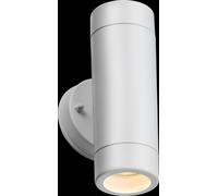 Netlighting Knightsbridge EAMON 230V IP54 GU10 Polycarbonate UpDown Wall light White EA2W Netlighting White