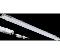 Netlighting Knightsbridge TorlanECO Fast Fix 230V IP65 2FT 720mm 18W LED Batten 4000K TORE4K18 in White Netlighting White