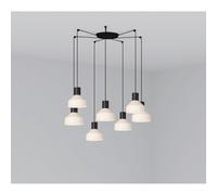 Luminosa Lighting Luminosa Kombo Cluster Pendant Ceiling Light Beige, E27