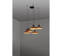 Netlighting Kombo Cluster Pendant Ceiling Light Orange E27 Netlighting Orange