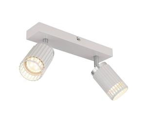 Netlighting Korben Twin Ceiling Spotlight White Matt 2x GU10 Netlighting White