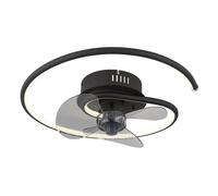 Netlighting Koren Ceiling Fan Black 3 Blade LED Dimmable 2700-6500K Remote Netlighting Black