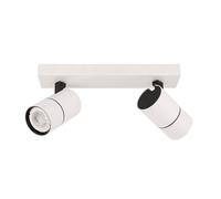 Netlighting Laconi Modern 2 Light Twin Ceiling Spotlight GU10 in White Netlighting White
