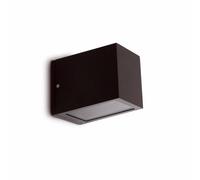 Netlighting Lacre 1 Light Outdoor Wall Light Dark Grey IP54 E27 Netlighting Dark Grey