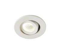 Netlighting LALO Tilt LED Indoor Recessed Tilt Matt White Paint & Clear Acrylic 4000K Netlighting White