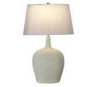 Netlighting Lambeth 1 Light Table Lamp Ceramic E27 in White Netlighting White