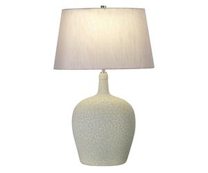 Netlighting Lambeth 1 Light Table Lamp Ceramic E27 in White Netlighting White