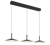 Netlighting Lampone Bar Pendant Ceiling Light Matt Black 3x LED 4000K Netlighting Black