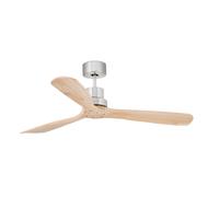 Netlighting Lantau Large Matt Nickel Pine Ceiling Fan With DC Motor 6 Speed in Grey Netlighting Grey