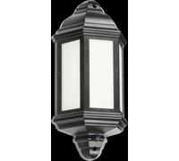 Netlighting LED Half Wall Lantern with Photocell Sensor Black 230V IP54 8W Netlighting Black