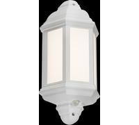 Netlighting LED Half Wall Lantern with Photocell Sensor White 230V IP54 8W Netlighting White