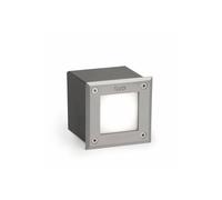 Netlighting LED Square Recessed Outdoor Ground Light Matt Nickel IP67 in Grey Netlighting Grey