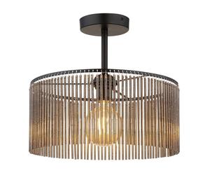 Netlighting Leeds Cylindrical Ceiling Light Matt Black 1x E27 Netlighting Black